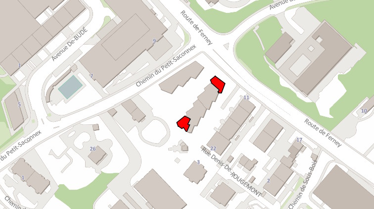 Plan de localisation de la Maison de Quartier