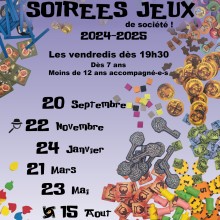 Affiche soirée jeux 24-25