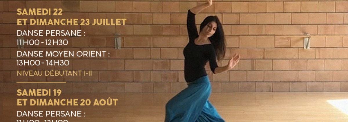 Atelirs de danses persane et du moyen orient- Août 2023