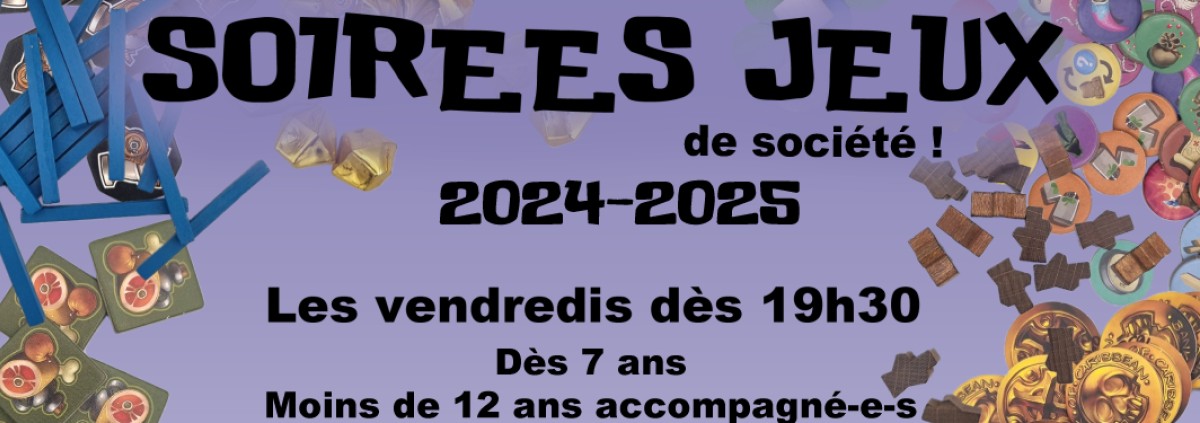 Affiche soirées jeux