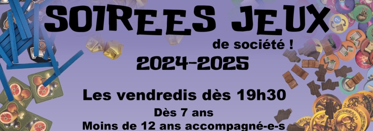 Affiche soirée jeux 24-25