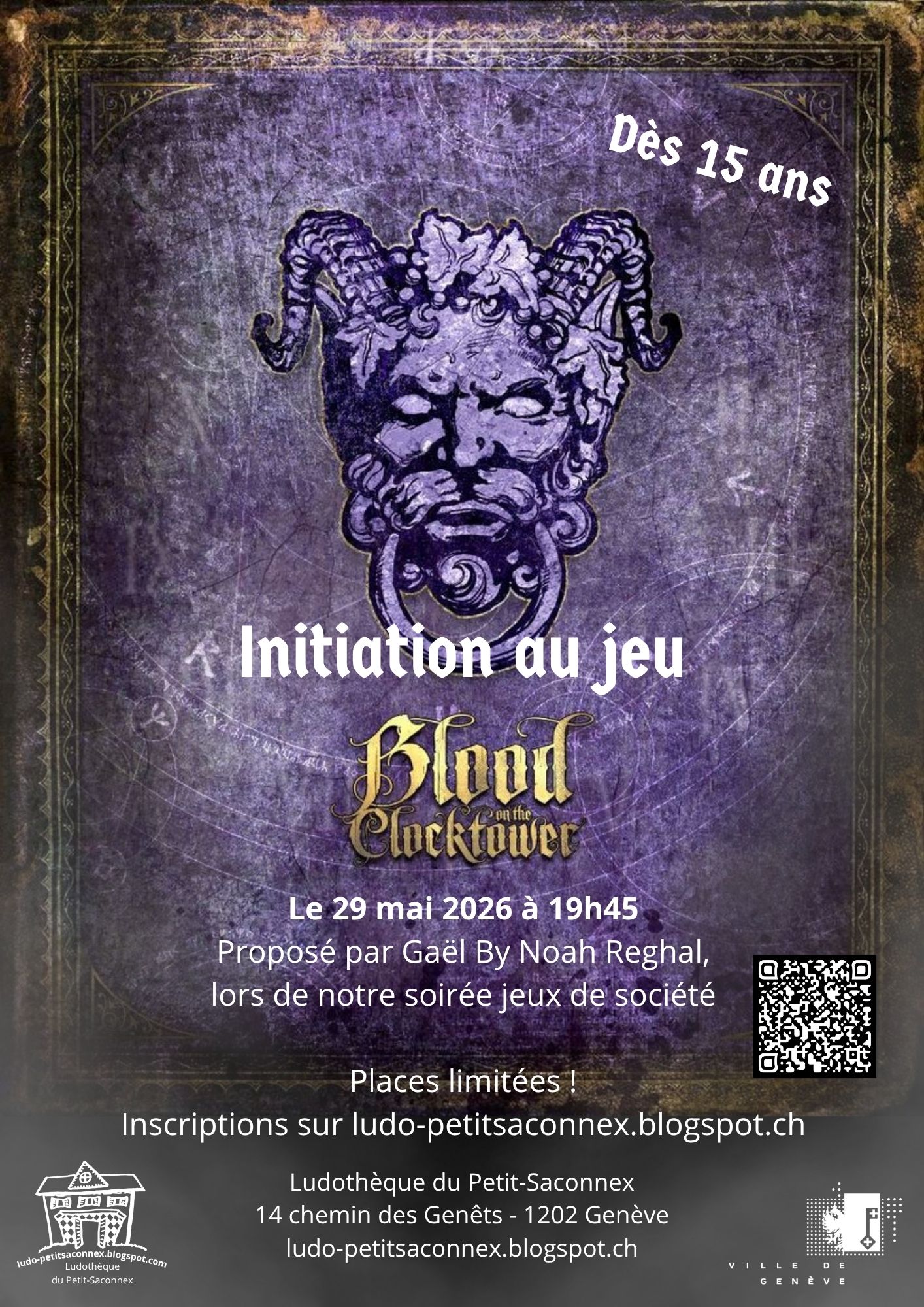 Affiche Blood on the Clock Tower