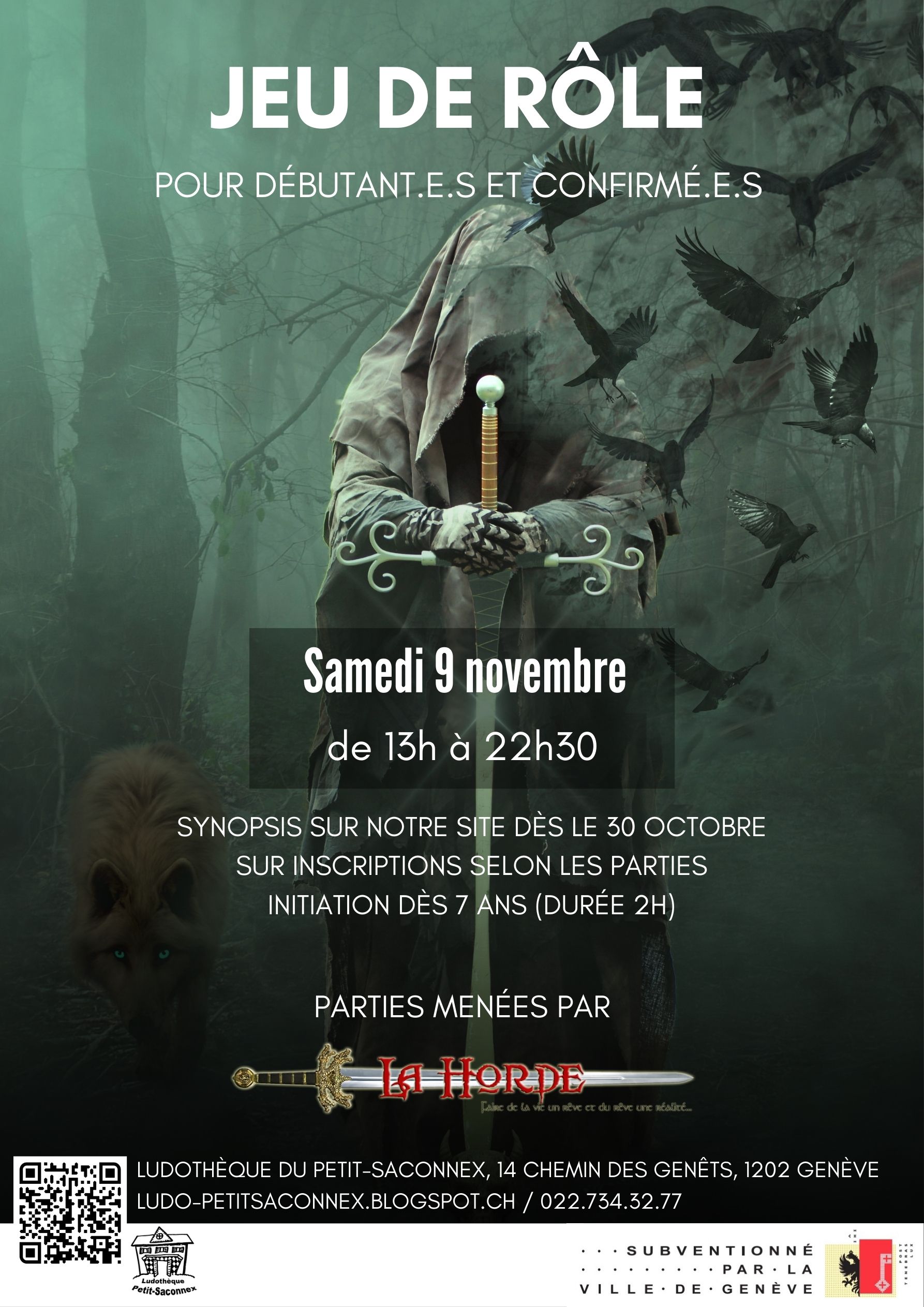 flyer jeux de role