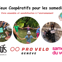 Atelier Jeux Coopératifs samedis du vélo pour Pro vélo 7 juin, gratuit sur inscription