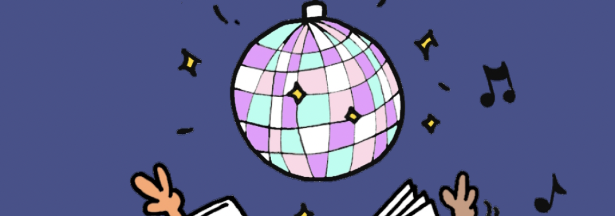 Boule à facettes, notes de musique